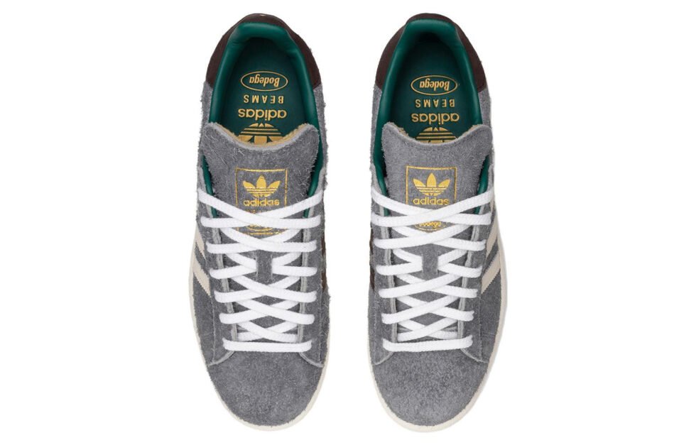 adidas x Bodega x BEAMS Campus 'Grey Collegiate Green' ID2379 - Image 3