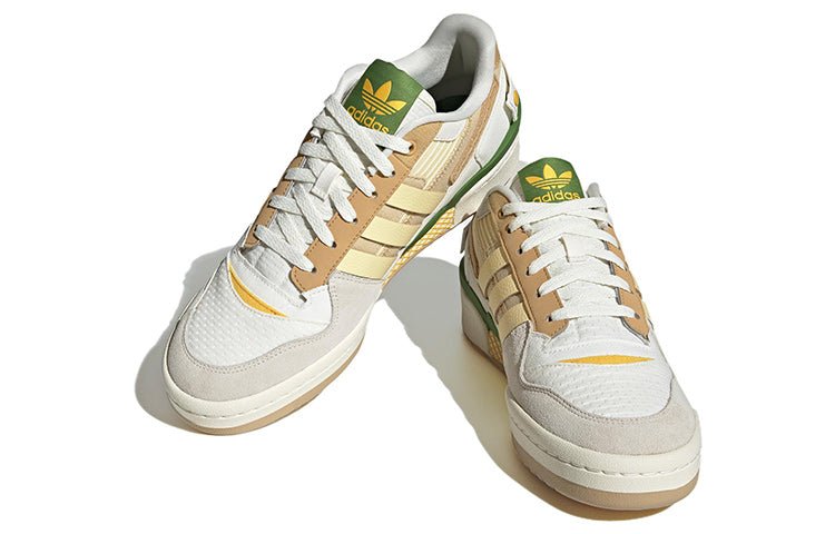 adidas Originals FORUM Exhibit Low 'Beige Green' ID2562 - Image 3