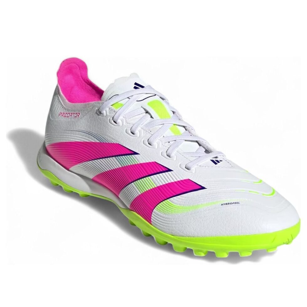 adidas Predator League 'White Lucid Pink Lemon' ID3767 - Image 3