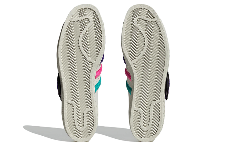 adidas originals Superstar 80s x Han Meilin 'White Black Pink' ID4386 - Image 6