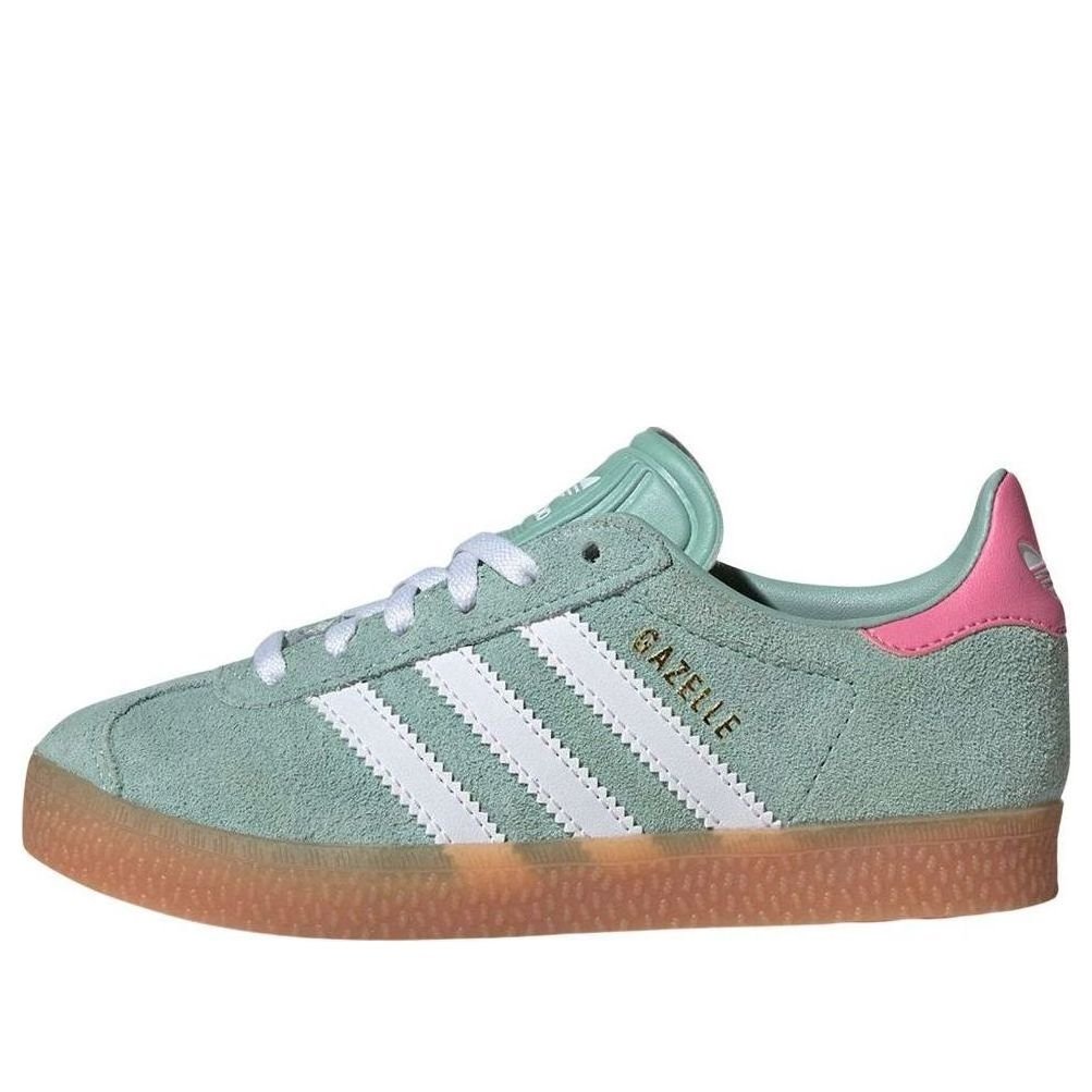 (PS) adidas Gazelle 'Hazy Green White Pink' ID6555