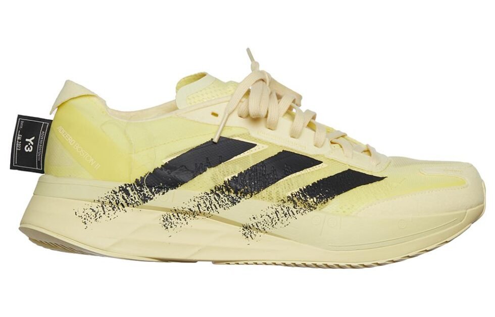 adidas x Y-3 Boston 11 'Blush Yellow' ID8007 - Image 2