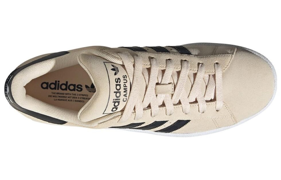 adidas Campus 2 'Wonder White Black' IE4593 - Image 6