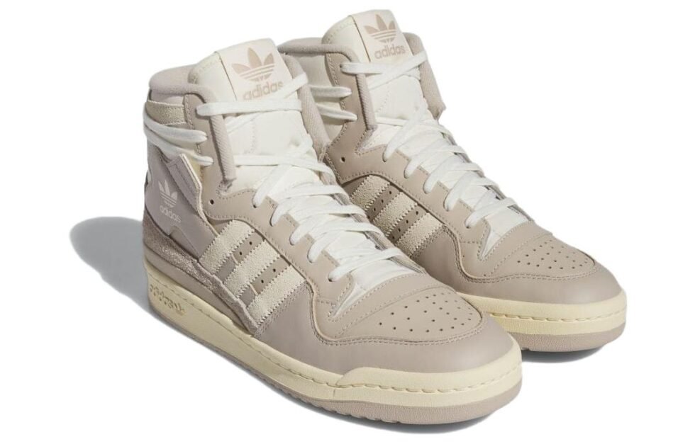 adidas originals FORUM 84 High Shoes 'Beige' IE7225 - Image 3