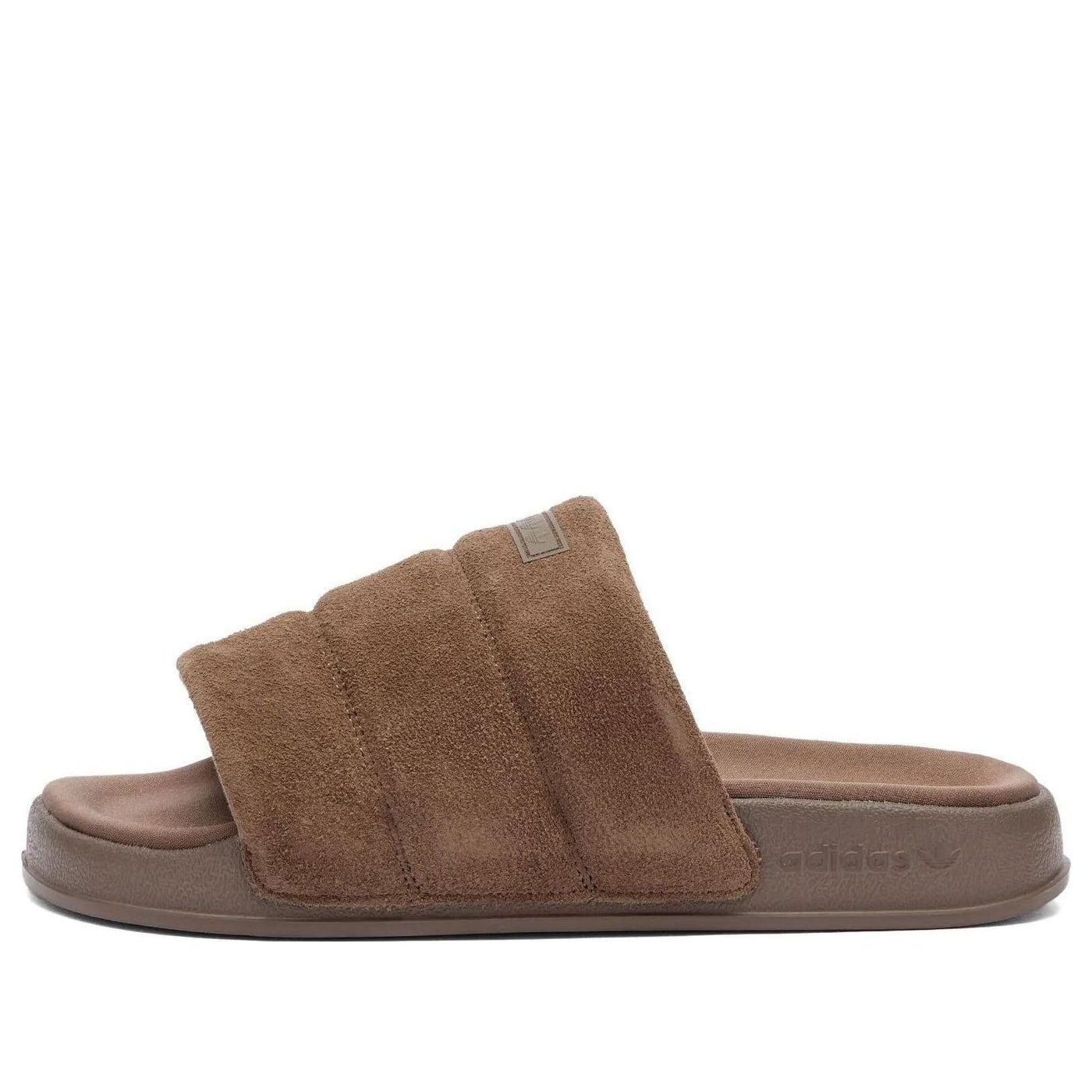 (WMNS) adidas Originals Adilette Essential 'Brown' IE9649