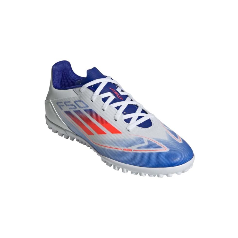 adidas F50 Club TF 'White Solar Red Lucid Blue' IF1348 - Image 3