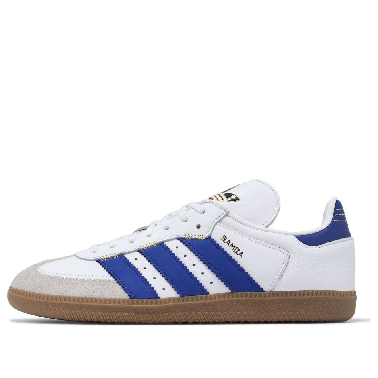adidas Samba OG 'Oversized Logo White Semi Lucid Blue' IF1813