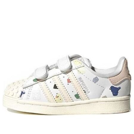 (TD) adidas LEGO x Superstar CF I 'Bricks And Figurine - White Wonder Quartz' IF2200