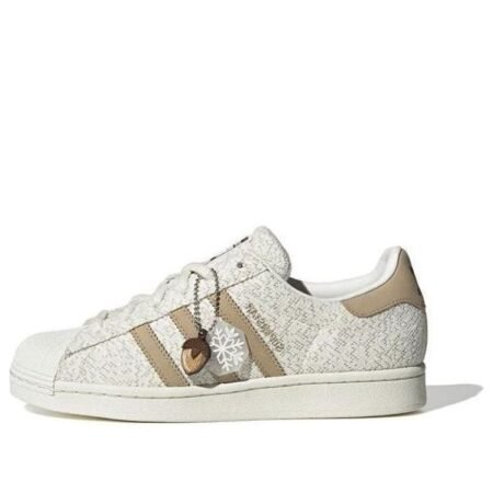 (WMNS) adidas Originals Superstar 'White Khaki' IF3883