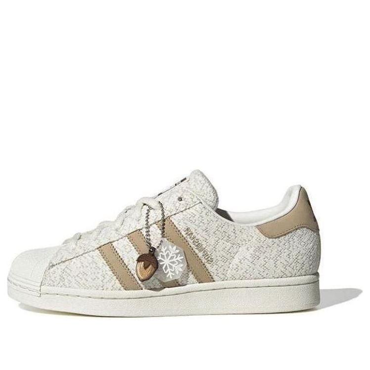 (WMNS) adidas Originals Superstar 'White Khaki' IF3883