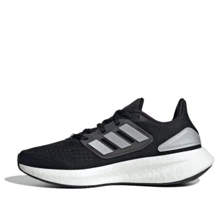 (GS) adidas PureBoost 22 'Black Silver Metallic' IF5547