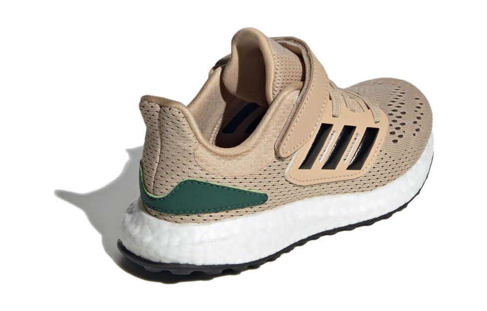 (GS) adidas PureBoost 22 Primeknit 'Beige White' IF5553 - Image 4