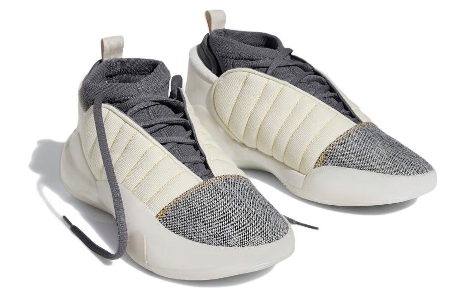 adidas Harden Vol.7 Shoes 'Cream White Carbon Grey' IF5619 - Image 3