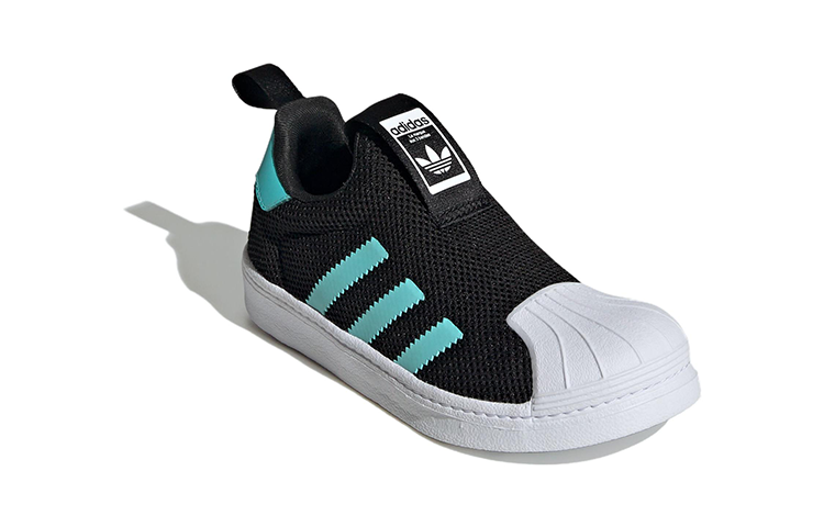 (PS) adidas Originals Superstar 360 'Black Aqua White' IF5920 - Image 3