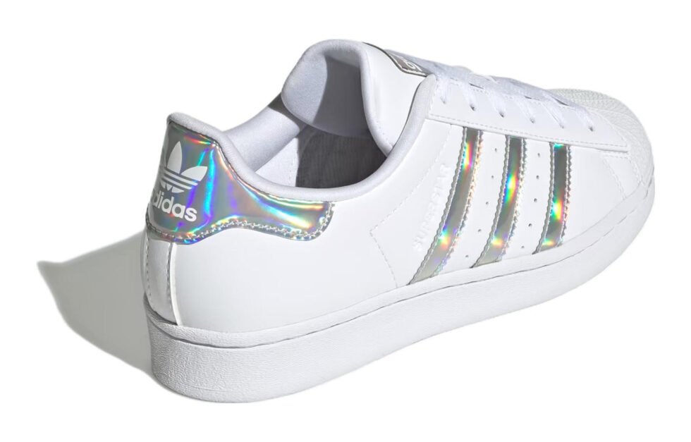 (GS) adidas Superstar 'White Iridescent' IG0238 - Image 4