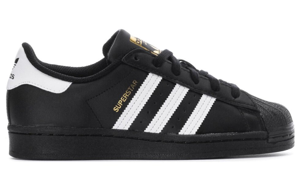 (GS) adidas originals Superstar 'Black White' IG0278 - Image 2