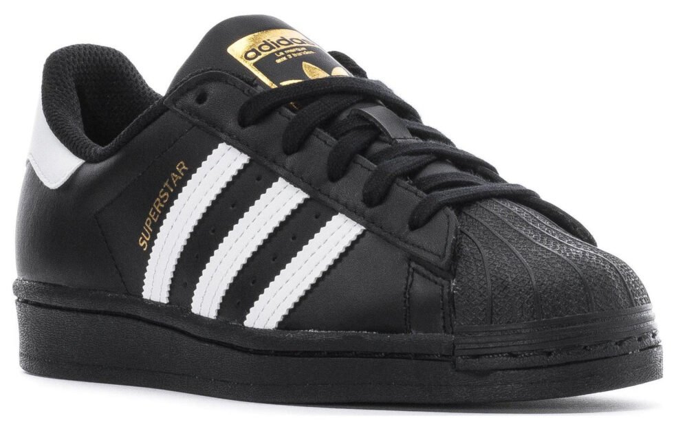 (GS) adidas originals Superstar 'Black White' IG0278 - Image 3