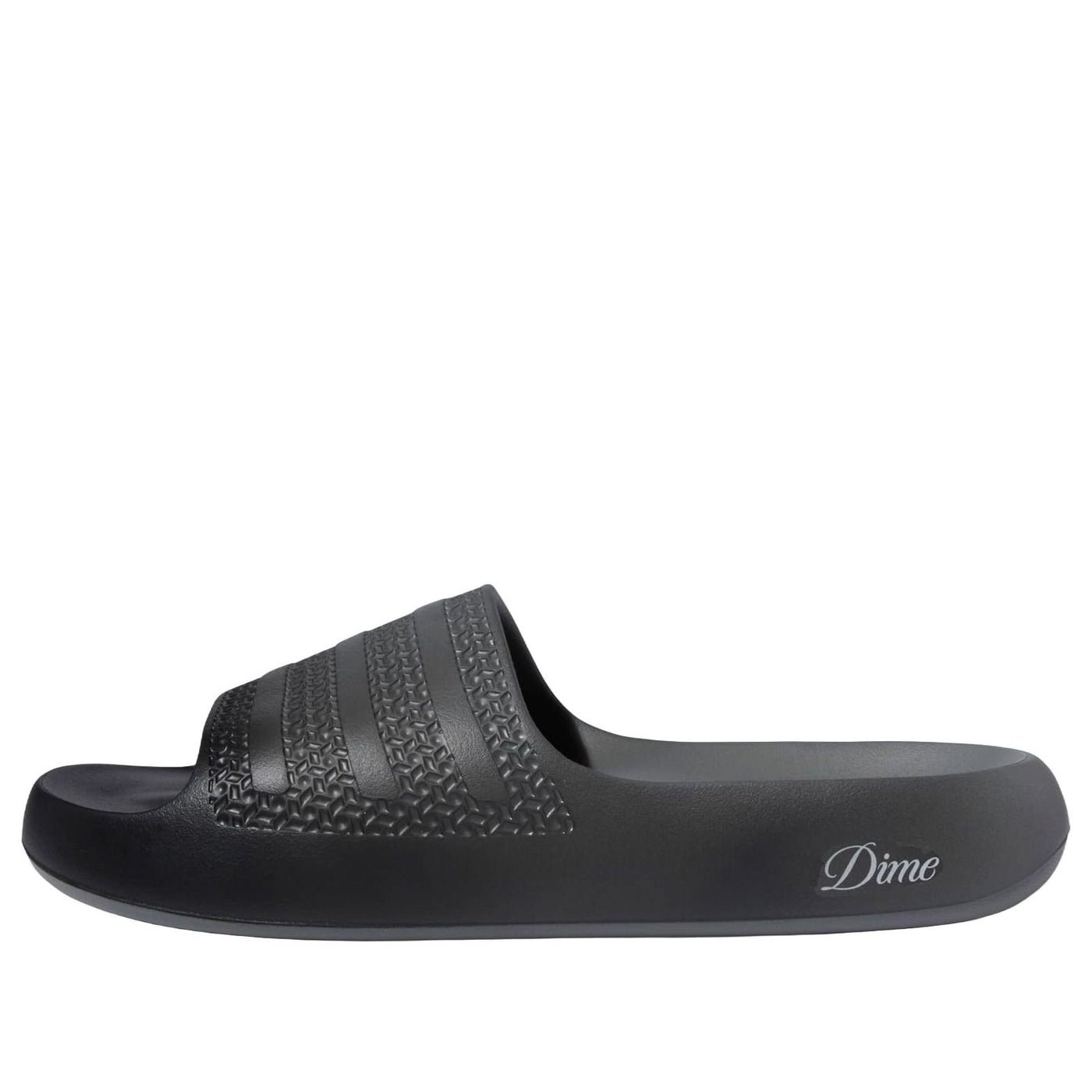 (WMNS) adidas x Dime Adilette Ayoon Slides Asia Sizing 'Black Vista Grey' IG2042