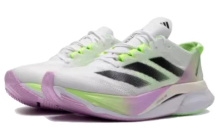 (WMNS) adidas Adizero Boston 12 'White Green' IG3328 - Image 3