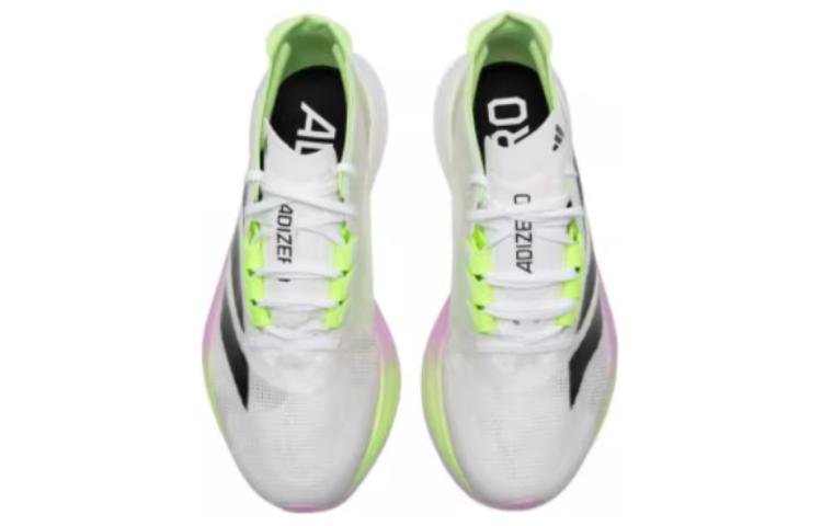 (WMNS) adidas Adizero Boston 12 'White Green' IG3328 - Image 4