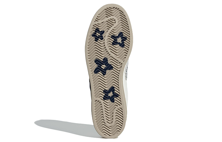 adidas Originals Superstar 'White Beige Navy' IG3852 - Image 6