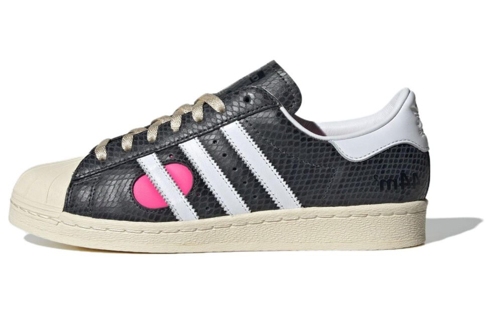adidas x FACE Studios Superstar 82 'Carbon' IG4125 - Image 2
