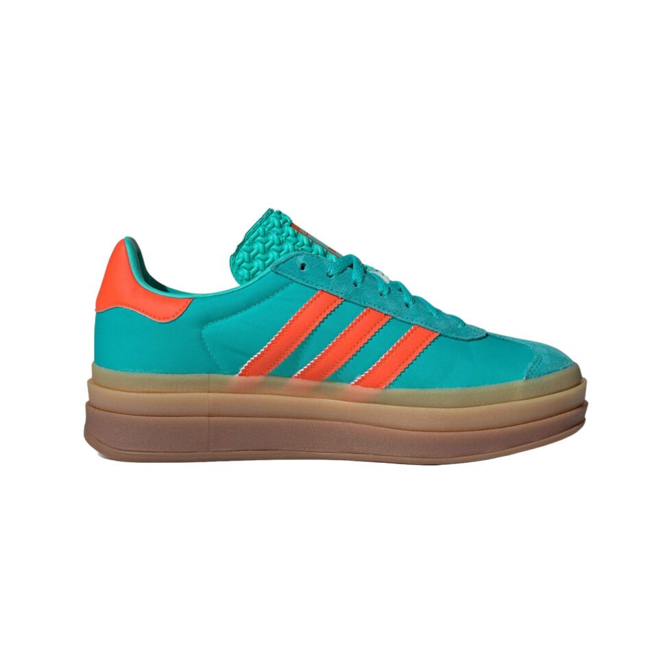 (WMNS) adidas Gazelle Bold 'Mint Rush Impact Orange' IG4386 - Image 2