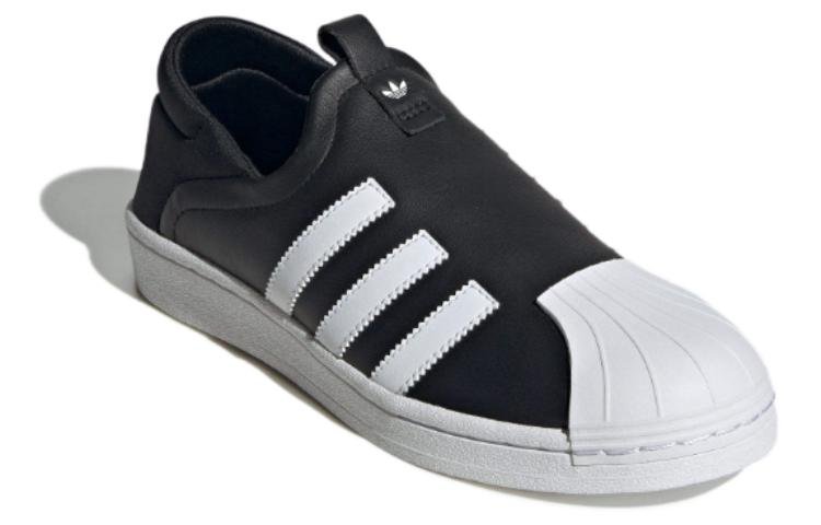 (WMNS) adidas Superstar Slip-On 'Black White' IG5717 - Image 4