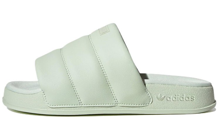 (WMNS) adidas Adilette Essential Slide 'Linen Green' IG7150 - Image 2
