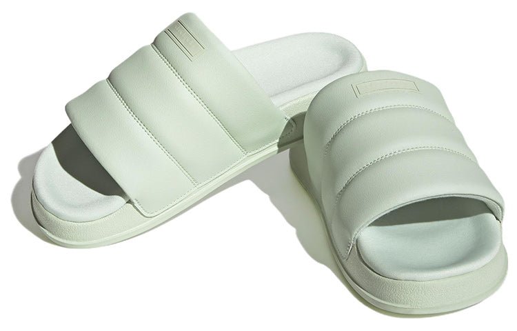 (WMNS) adidas Adilette Essential Slide 'Linen Green' IG7150 - Image 4