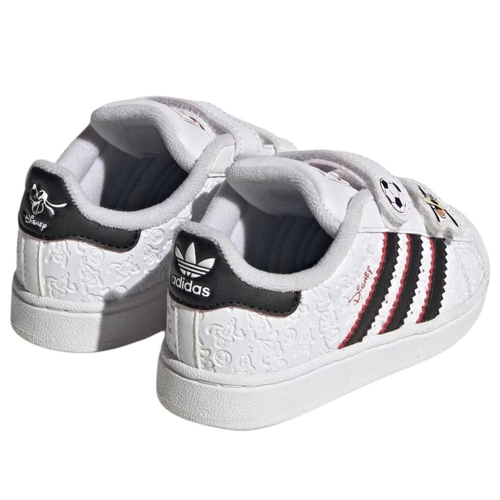 (TD) adidas x Disney Superstar II Comfort Closure 'White Black Red' IH1744 - Image 3