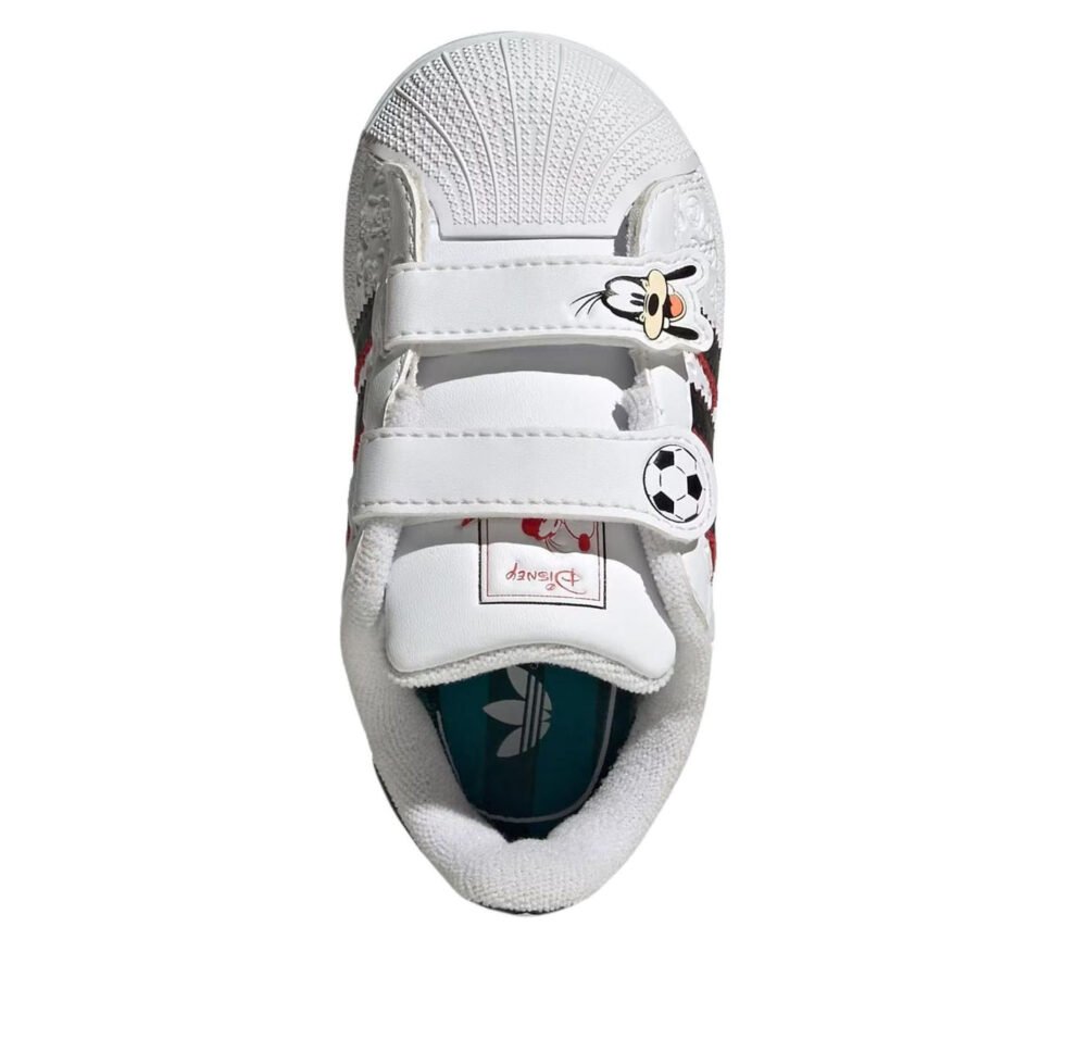 (TD) adidas x Disney Superstar II Comfort Closure 'White Black Red' IH1744 - Image 4