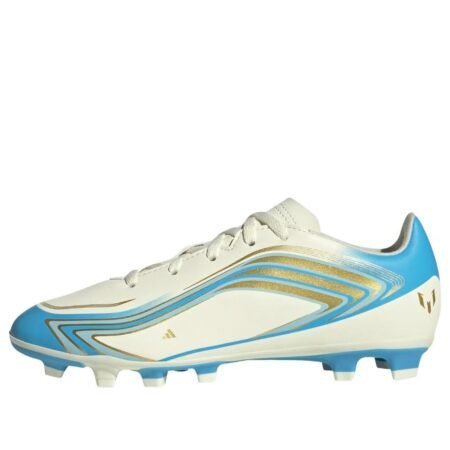 (GS) adidas F50 Messi Club FG/ MG 'Ivory Semi Blue Burst' IH1915