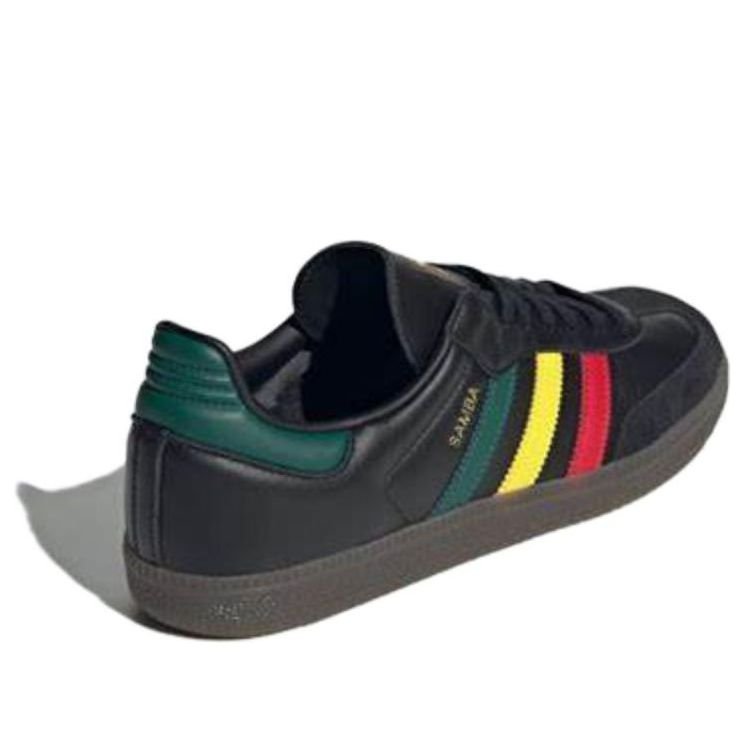 adidas Samba OG 'Core Black Yellow Collegiate Green' IH3119 - Image 3