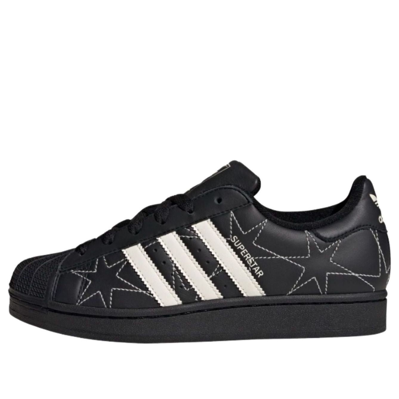 (WMNS) adidas Superstar 'Black Cream' IH4124