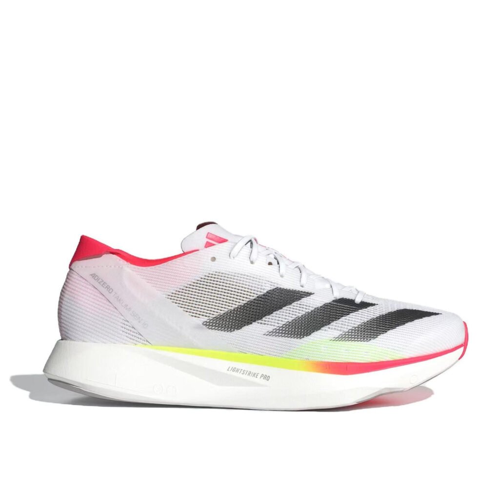 adidas Adizero Takumi Sen 10 'Cloud White Core Black Lucid Red' IH5712 - Image 2