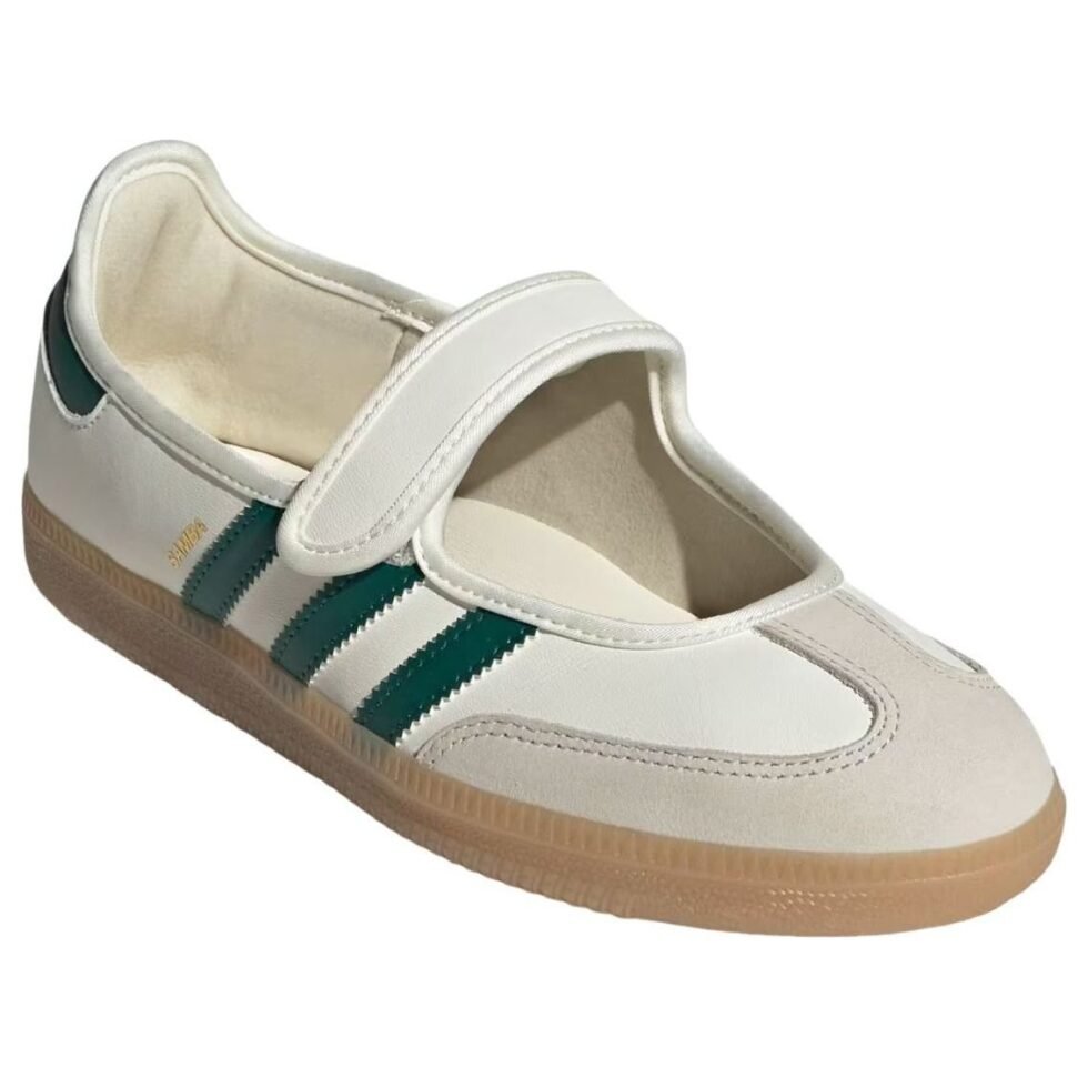 (WMNS) adidas Samba Jane 'Off White Collegiate Green' IH6485 - Image 4