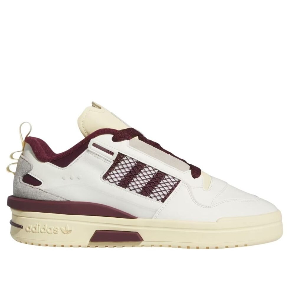 adidas Forum Mod Low 'Ivory Off White Maroon' IH7805 - Image 2