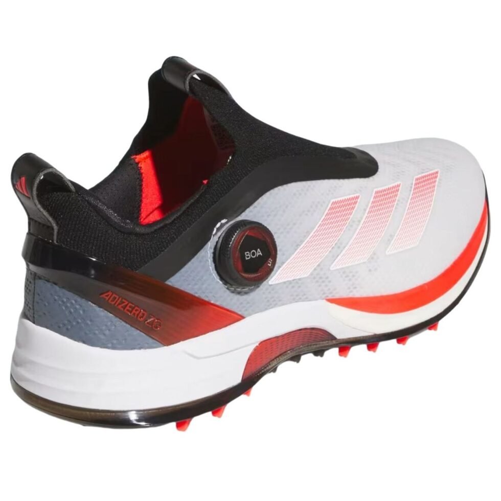 adidas Adizero ZG Boa Spikeless Golf 'Cloud White Lucid Red Core Black' IH9896 - Image 5