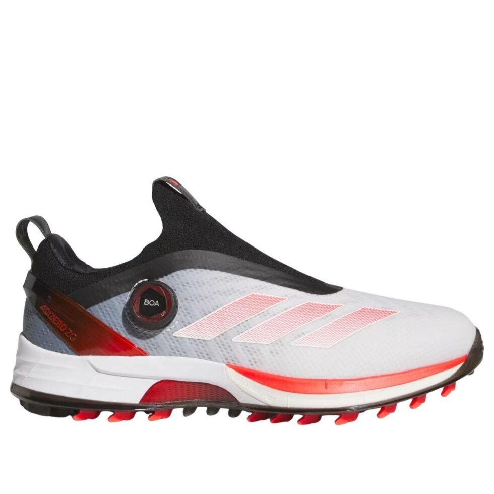 adidas Adizero ZG Boa Spikeless Golf 'Cloud White Lucid Red Core Black' IH9896 - Image 6