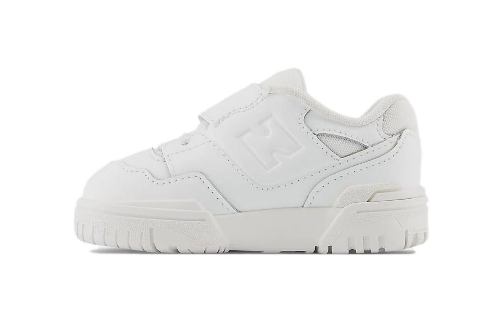 (TD) New Balance 550 Bungee Lace Top Strap 'Triple White' IHB550WW - Image 2