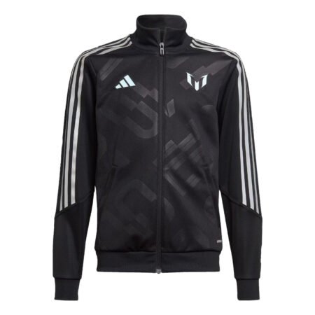 (GS) adidas Messi Jacket Asia Sizing 'Black' IJ4937