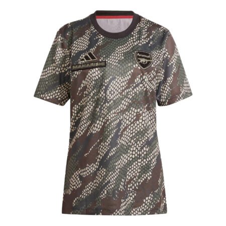 adidas x Maharishi Arsenal Jersey Asia Sizing Asia Sizing 'White Green Brown' IN4752