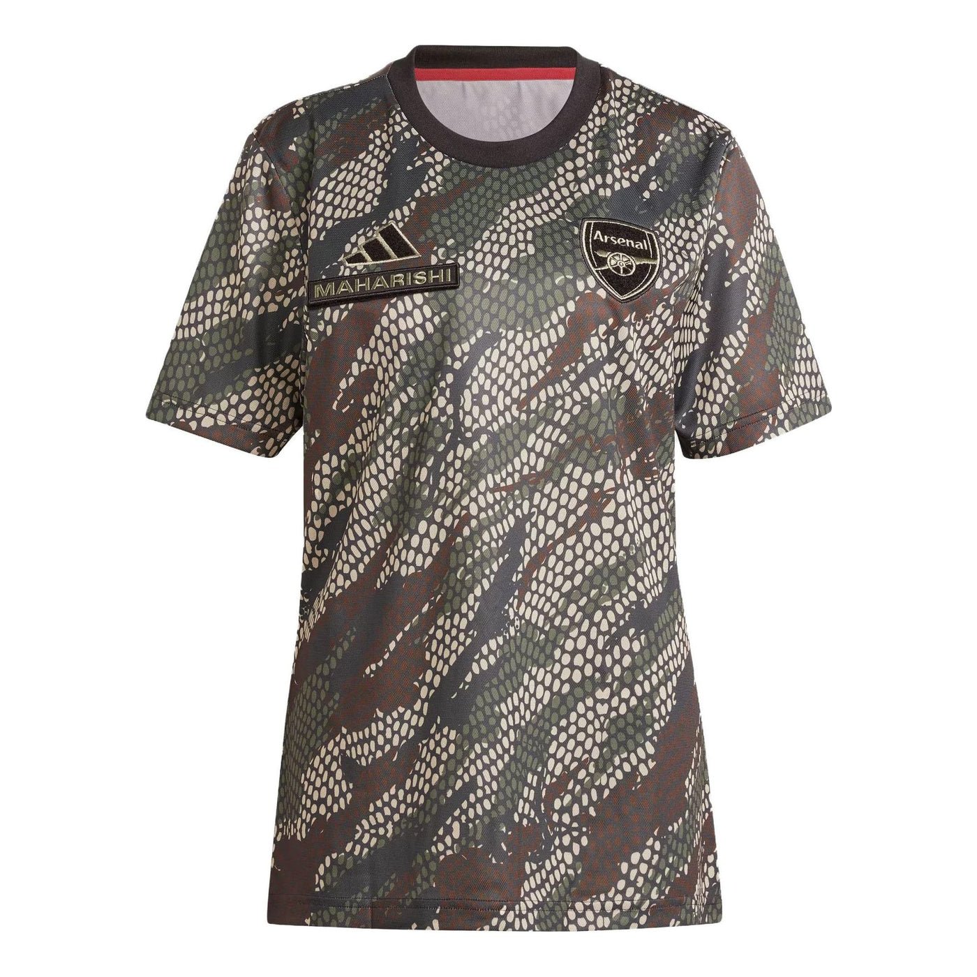 adidas x Maharishi Arsenal Jersey Asia Sizing Asia Sizing 'White Green Brown' IN4752