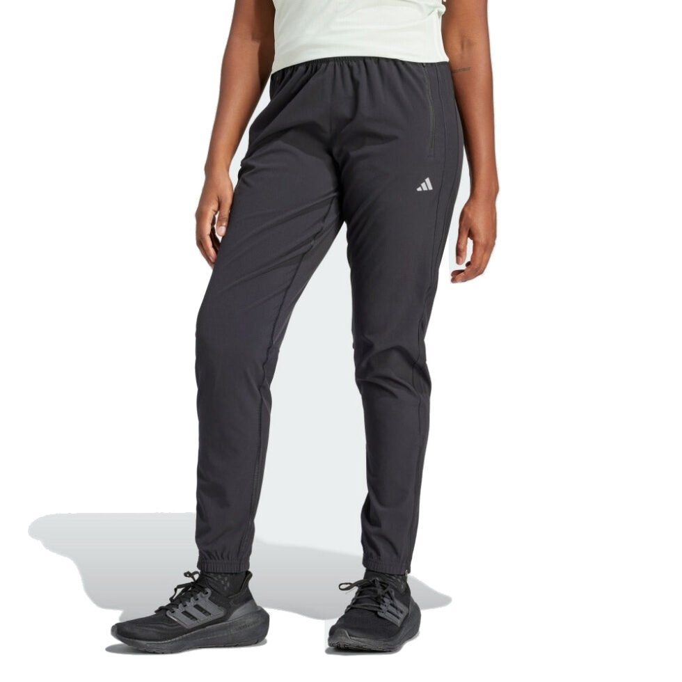 (WMNS) adidas Run It Tko Pants Asia Sizing 'Black' IQ0918 - Image 2