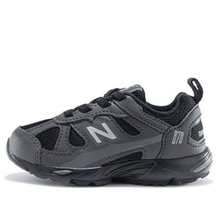 (TD) New Balance 878 Series Running Shoes Black/Grey IV878KOC