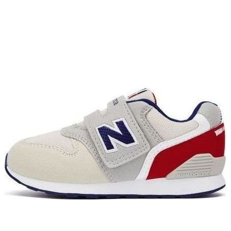 (TD) New Balance 996 Hook & Loop Sneakers 'Beige Grey Red' IZ996JE3