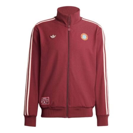 adidas FC Bayern Terrace Icons Track Top Asia Sizing 'Red' JF0582