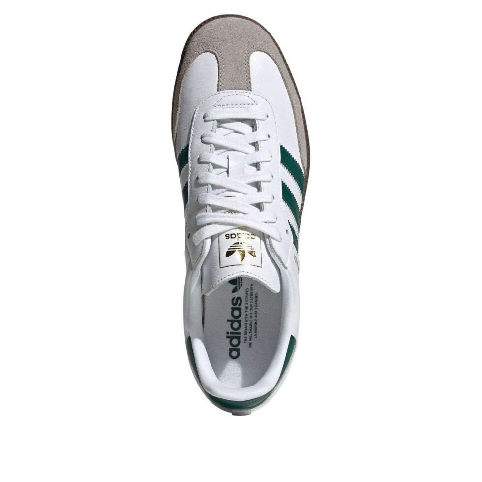 adidas Samba OG 'Cloud White Collegiate Green' JH8797 - Image 5