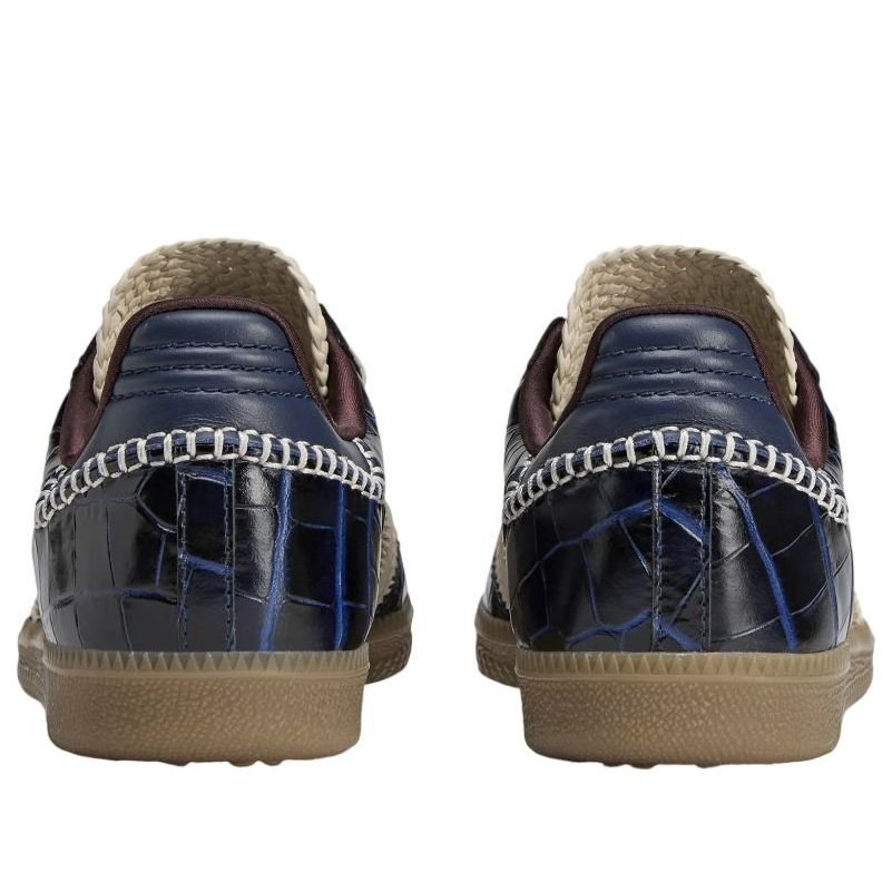adidas x Wales Bonner Samba 'Collegiate Navy' JH9825 - Image 4